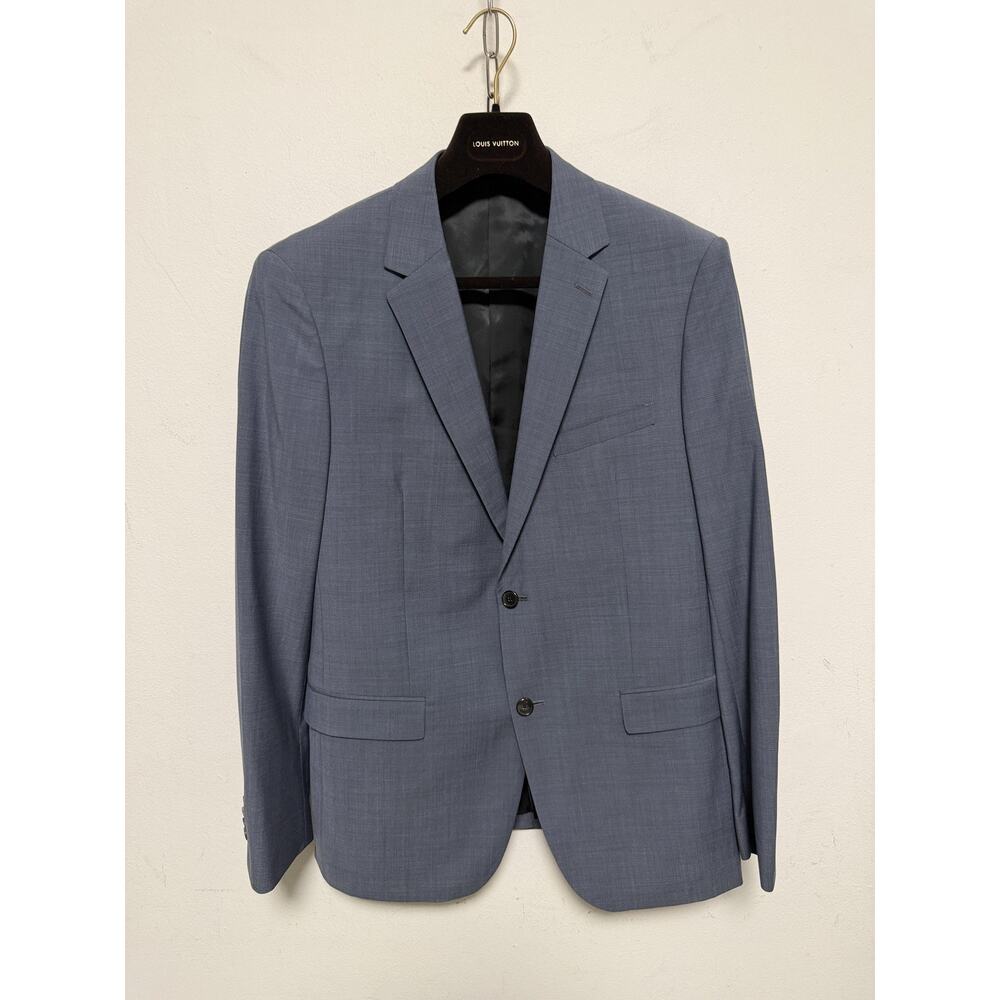 Theory Blazer Mens 44R Blue Two Button Notch Lapel Wellar Calleway Suit Jacket